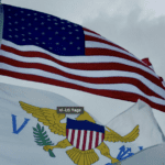 US and VI flags